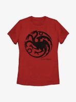 Game Of Thrones Targaryen Dragon Emblem Womens T-Shirt