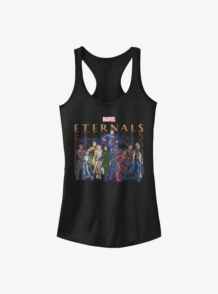 Marvel Eternals Group Repeating Girls Tank