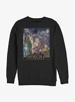 Marvel Eternals Art Frame Poster Crew Sweatshirt