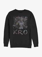 Marvel Eternals Filled Logo Kro Crew Sweatshirt