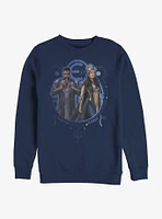 Marvel Eternals Phastos And Ajak Duo Crew Sweatshirt