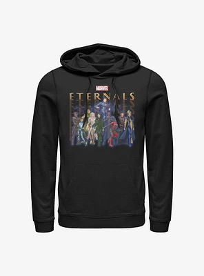 Marvel Eternals Group Repeating Hoodie