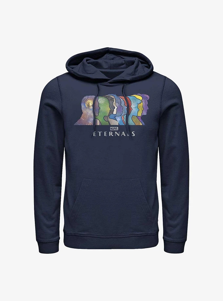 Marvel Eternals Silhouette Heads Hoodie