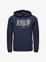 Marvel Eternals Silhouette Heads Hoodie