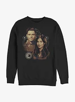 Marvel Eternals Sersi And Ikaris Crew Sweatshirt