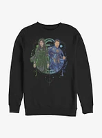 Marvel Eternals Sersi And Ikaris Duo Crew Sweatshirt