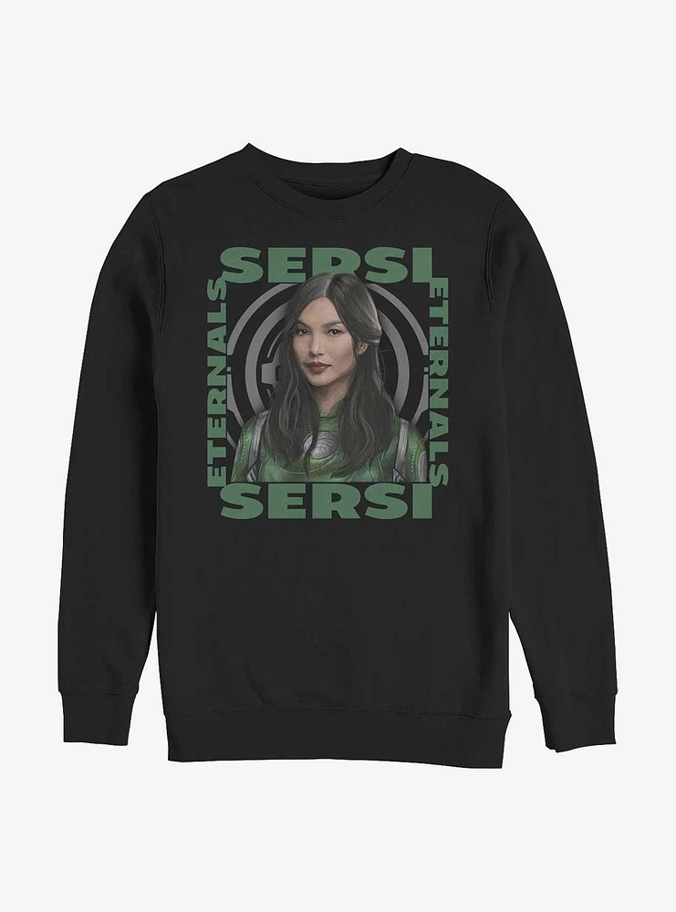 Marvel Eternals Sersi Hero Box Crew Sweatshirt