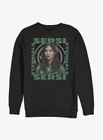 Marvel Eternals Sersi Hero Box Crew Sweatshirt