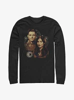 Marvel Eternals Sersi And Ikaris Long-Sleeve T-Shirt