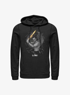 Marvel Loki Wielding Laevateinn Sword Hoodie