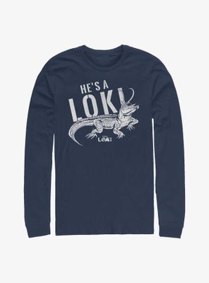 Marvel Loki Alligator Variant Long-Sleeve T-Shirt