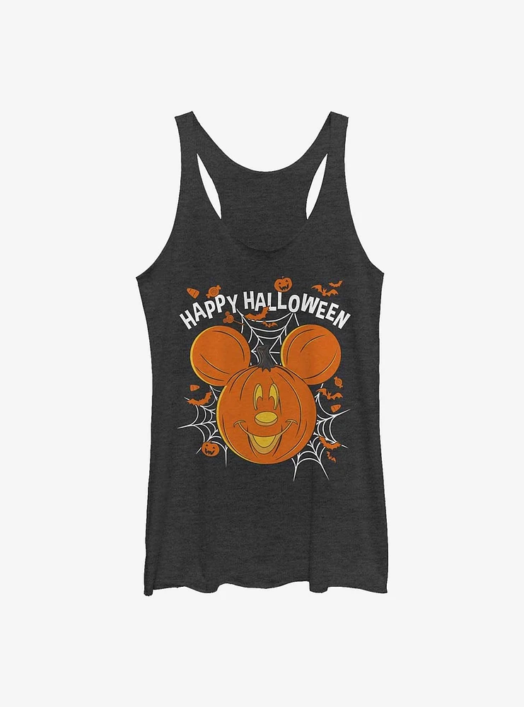 Disney Mickey Mouse Jack-O'-Lantern Womens Tank Top