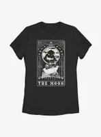 Disney The Nightmare Before Christmas Tarot Card Moon Womens T-Shirt