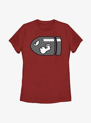 Nintendo Bullet Bill Womens T-Shirt