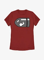 Nintendo Bullet Bill Womens T-Shirt