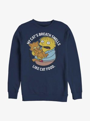 The Simpsons Ralph's Cat Sweatshirt
