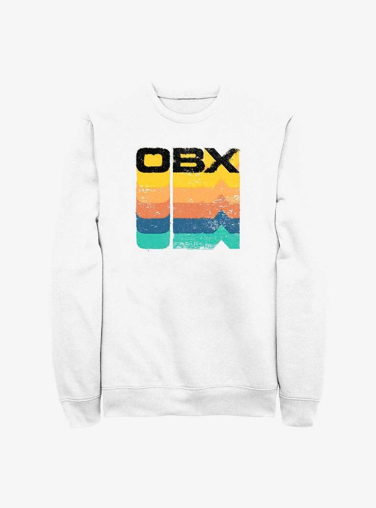 Outer Banks OBX Rainbow Stack Sweatshirt