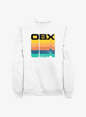 Outer Banks OBX Rainbow Stack Sweatshirt