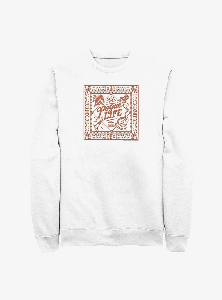 Outer Banks Pogue Life Square Badge Sweatshirt