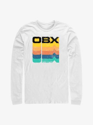 Outer Banks OBX Rainbow Stack Long-Sleeve T-Shirt