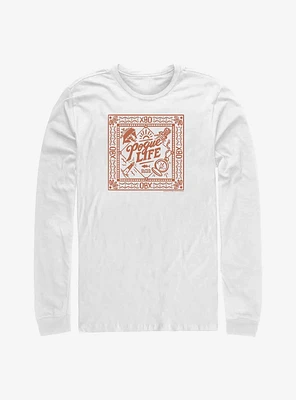 Outer Banks Pogue Life Square Badge Long-Sleeve T-Shirt
