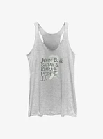 Outer Banks Name Stack Womens Tank Top