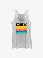 Outer Banks OBX Rainbow Stack Womens Tank Top