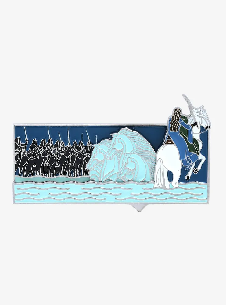 The Lord of the Rings Arwen & Ringwraiths Sliding Enamel Pin - BoxLunch Exclusive
