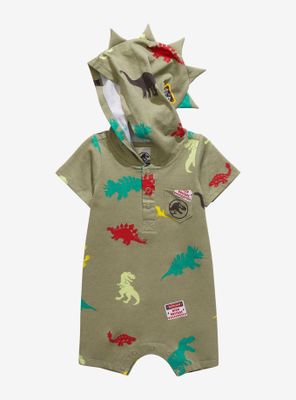 Jurassic Park Dinosaur Infant Hooded One-Piece - BoxLunch Exclusive