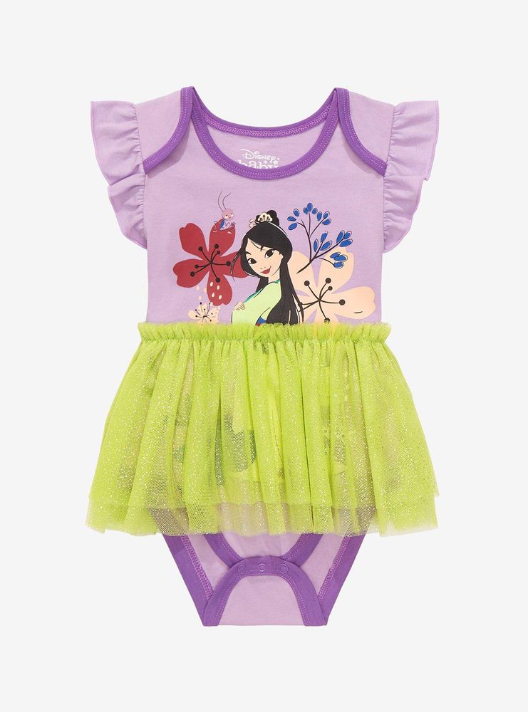 Disney Mulan & Cri-Kee Floral Infant Tutu One-Piece - BoxLunch Exclusive