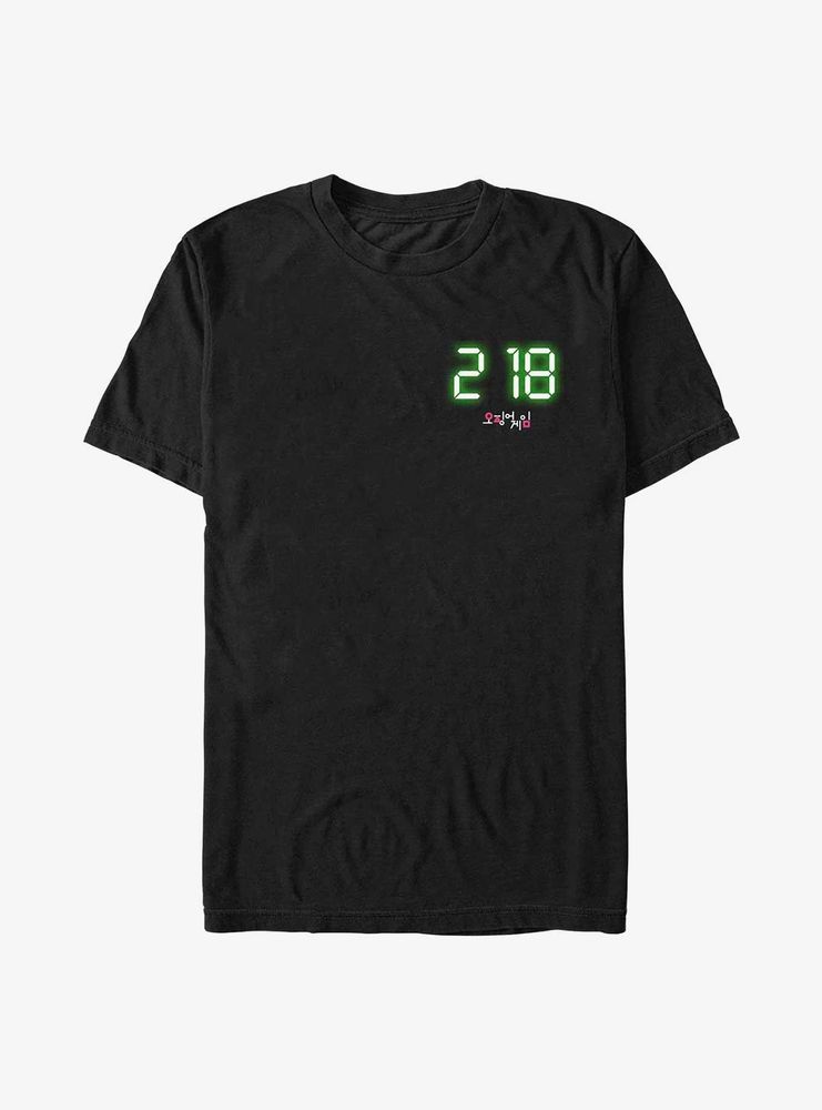 Squid Game Player 218 Digital T-Shirt