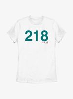 Squid Game Player 218 Womens T-Shirt