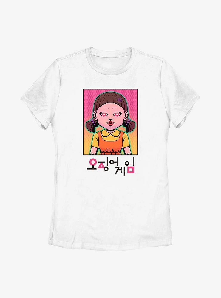 Squid Game Neon Doll Womens T-Shirt