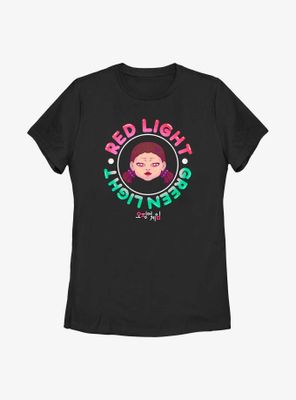Squid Game Red Light, Green Light Stamp Womens T-Shirt