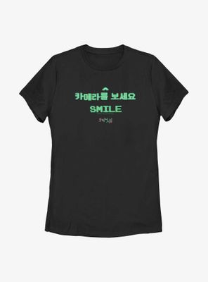 Squid Game Smile Womens T-Shirt