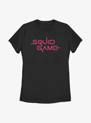 Squid Game Neon Logo Womens T-Shirt