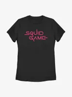 Squid Game Neon Logo Womens T-Shirt