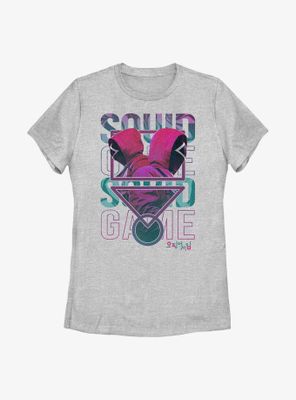 Squid Game Symbol With Guards Womens T-Shirt