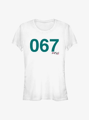 Squid Game Costume 067 Girls T-Shirt