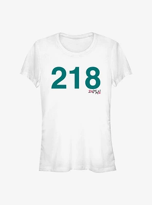 Squid Game Costume 218 Girls T-Shirt