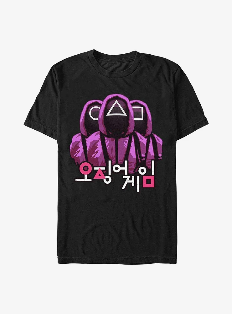 Squid Game Three Pink Guys T-Shirt