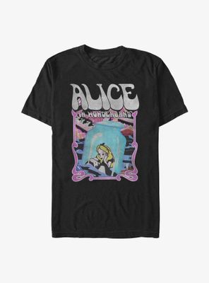 Disney Alice Wonderland Groovy Poster T-Shirt