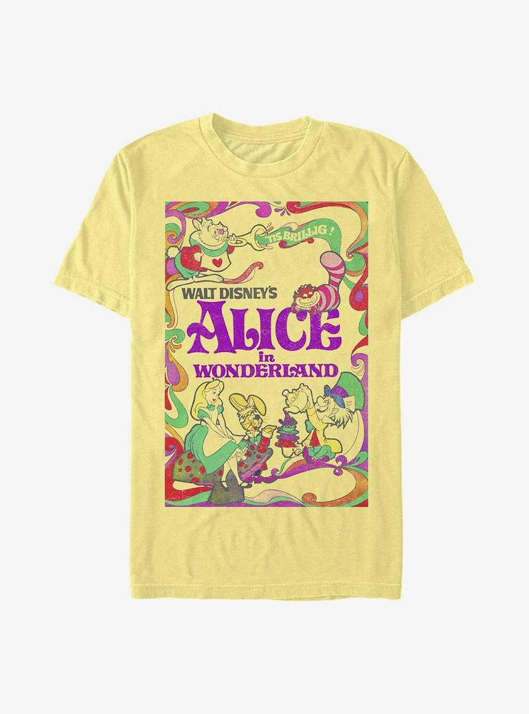 Disney Alice Wonderland Brillig Poster T-Shirt