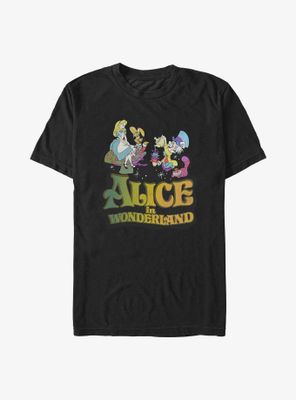 Disney Alice Wonderland Trippy Title T-Shirt