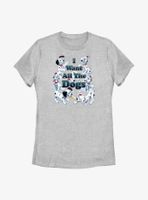 Disney 101 Dalmatians Want All The Dogs Womens T-Shirt