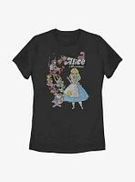 Disney Alice Wonderland Group Womens T-Shirt