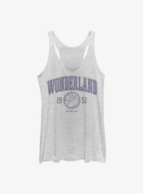 Disney Alice Wonderland Collegiate Womens Tank Top