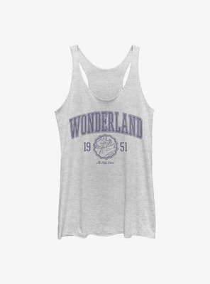 Disney Alice Wonderland Collegiate Womens Tank Top