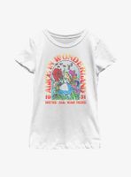 Disney Alice Wonderland 1951 We're All Mad Here Youth Girls T-Shirt