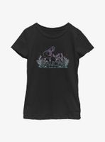 Disney Alice Wonderland Gradient & White Rabbit Youth Girls T-Shirt